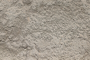 Texture of a plasterwork used as an exterior coating on a building