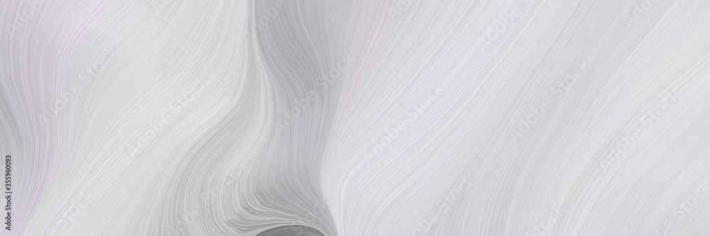 Aufkleber soft abstract artistic waves graphic with modern soft swirl waves background illustration with light gray, dark gray and gray gray color