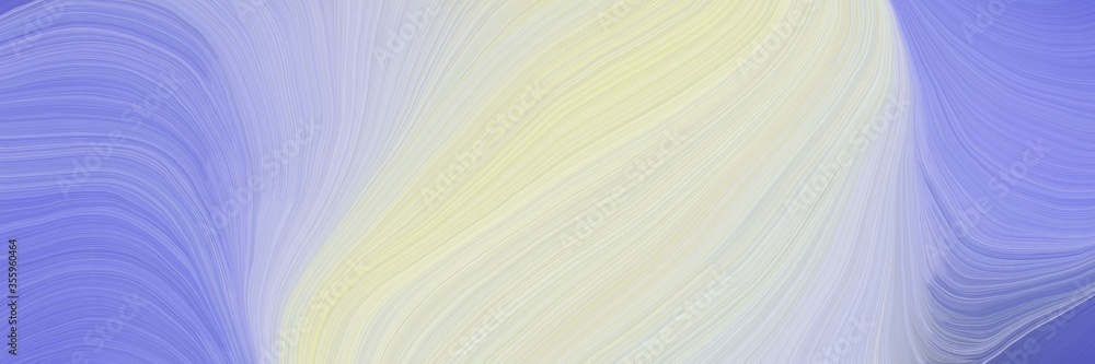 Poster soft creative waves graphic with abstract waves design with light gray, medium slate blue and light 