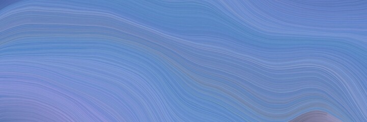 soft abstract artistic waves graphic with smooth swirl waves background illustration with steel blue, light pastel purple and corn flower blue color