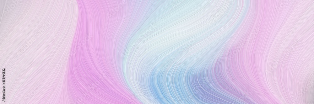 Poster soft abstract artistic waves graphic with modern soft swirl waves background design with lavender, p