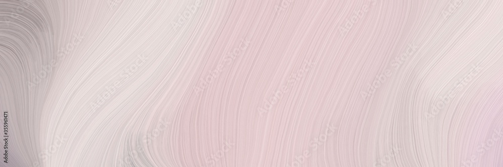 Poster soft creative waves graphic with smooth swirl waves background design with light gray, dark gray and
