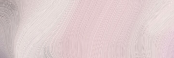 soft creative waves graphic with smooth swirl waves background design with light gray, dark gray and rosy brown color