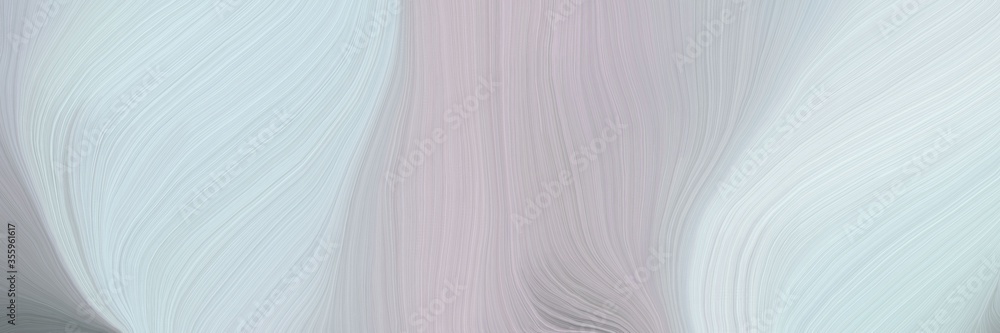 Poster soft abstract art waves graphic with modern soft swirl waves background design with light gray, dark gray and gray gray color