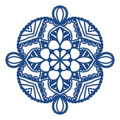 ornamental round lace ornament