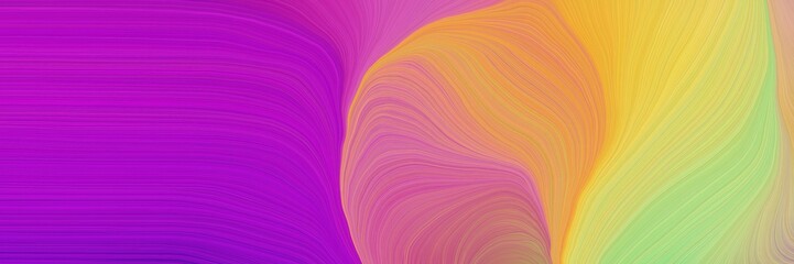 colorful vibrant abstract artistic waves graphic with elegant curvy swirl waves background design with dark orchid, dark khaki and light coral color