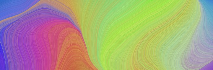 colorful vibrant background graphic with modern soft curvy waves background design with dark khaki, medium purple and mulberry  color