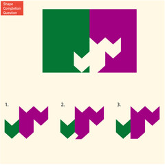 Visual intelligence activity - Find the extracted shape. 