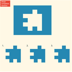 Visual intelligence activity - Find the extracted shape. 