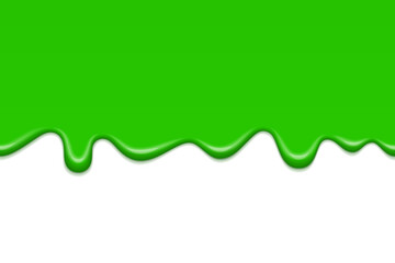 Liquid cream substance seamless pattern of rich green color