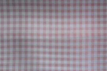 red and white tablecloth
