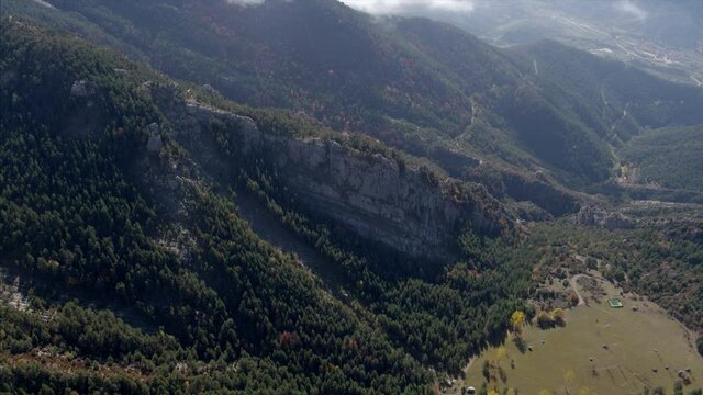 La Molina Ski Area in the Pyrenees Mountains of Spain