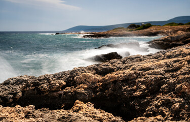 Demircili village cliff wave
