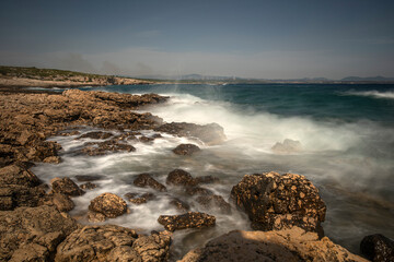 Izmir Demircili village and magnificent cliffs