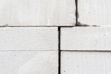 The modern white concrete tile wall background and texture copy space for text