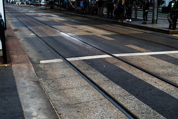 Cable car tracks