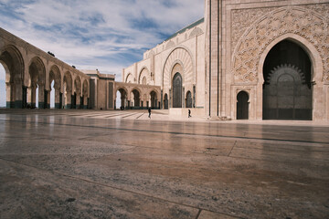 Fototapeta na wymiar Mosquée Hassan II in Casablanca Morocco