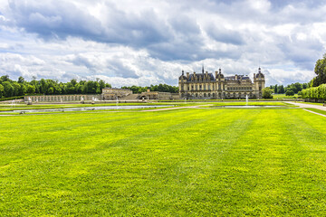 Famous Chateau de Chantilly (Chantilly Castle, 1560), is a historic chateau located in town of...