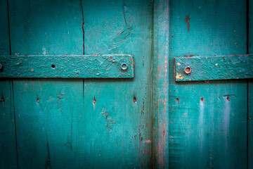 old wooden door