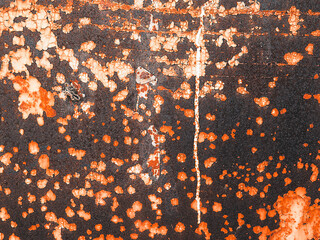 rusty texture of the wall. Grunge background ruined old street wall. Art concept
