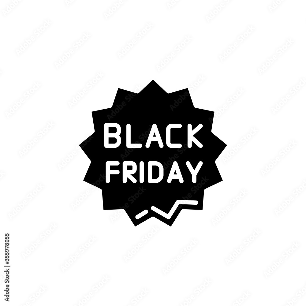 Poster sign icon. simple vector black friday icons for ui and ux, website or mobile application