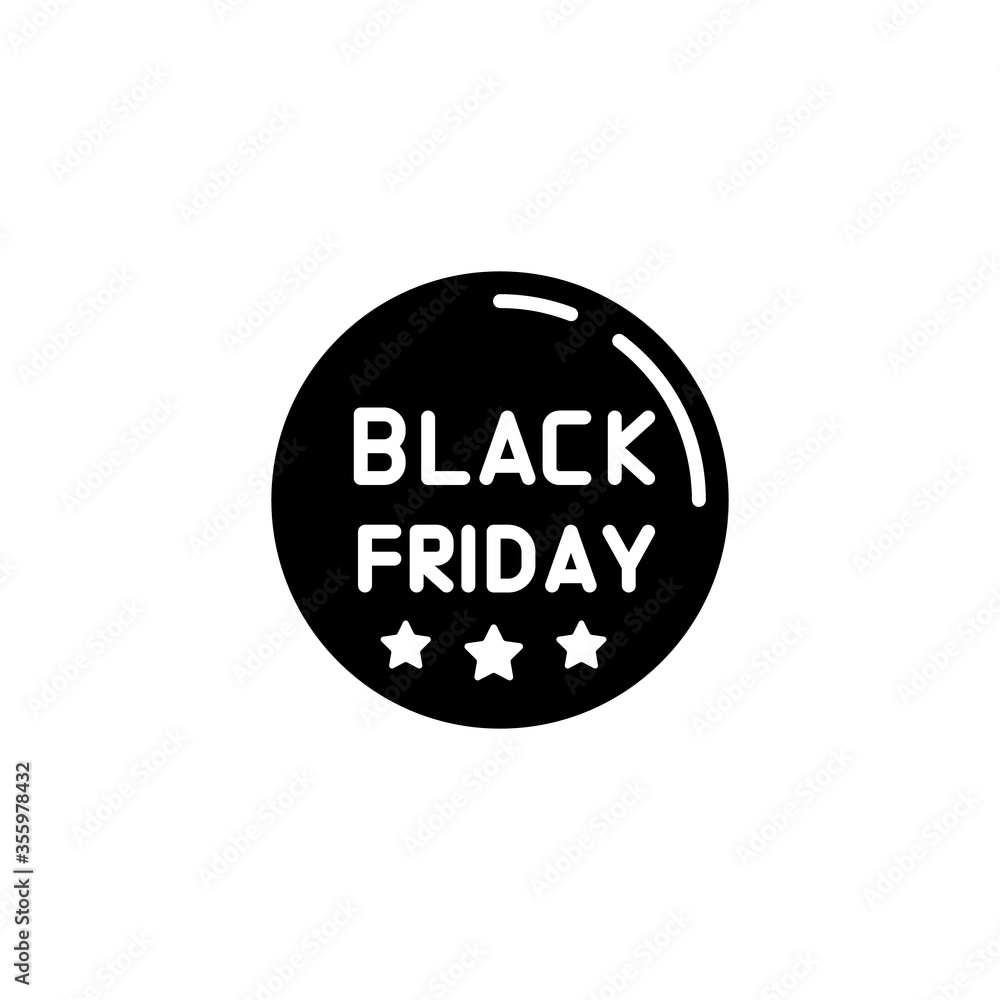 Poster sign icon. simple vector black friday icons for ui and ux, website or mobile application