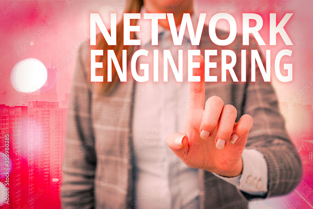 Poster handwriting text writing network engineering. conceptual photo professional who has the skills to ov