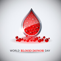 World blood donor day image. Vector illustration.