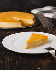 Vegan Plant-based Flan dairy free 