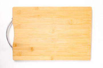 Board for cutting vegetables, fruits, meat on a white background