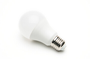 Economic LED lamp for lighting on a white background