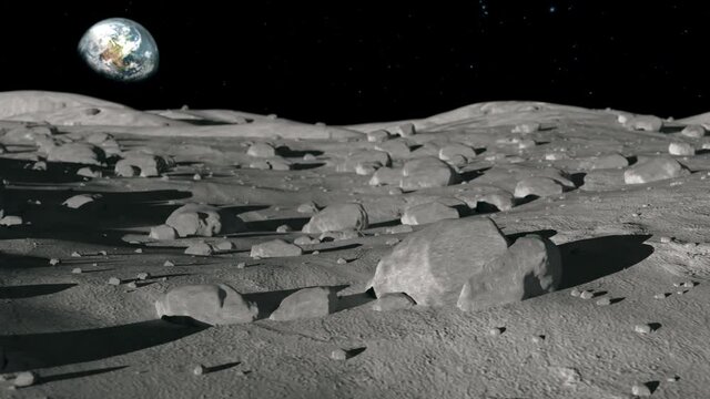Space Exploration - Moon Landing and Earth Rise From Space