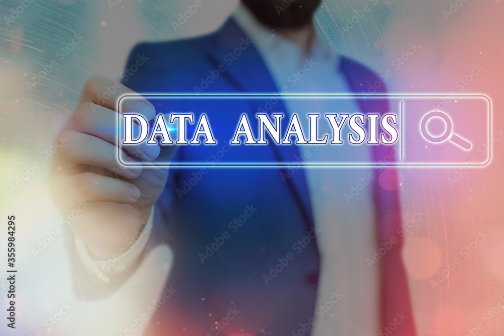 Aufkleber word writing text data analysis. business photo showcasing business intelligence and analytics with 