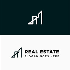 Simple and Modern Real Estate Logo Template for your Business