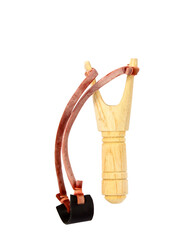 catapult (slingshot) thailand style on white background