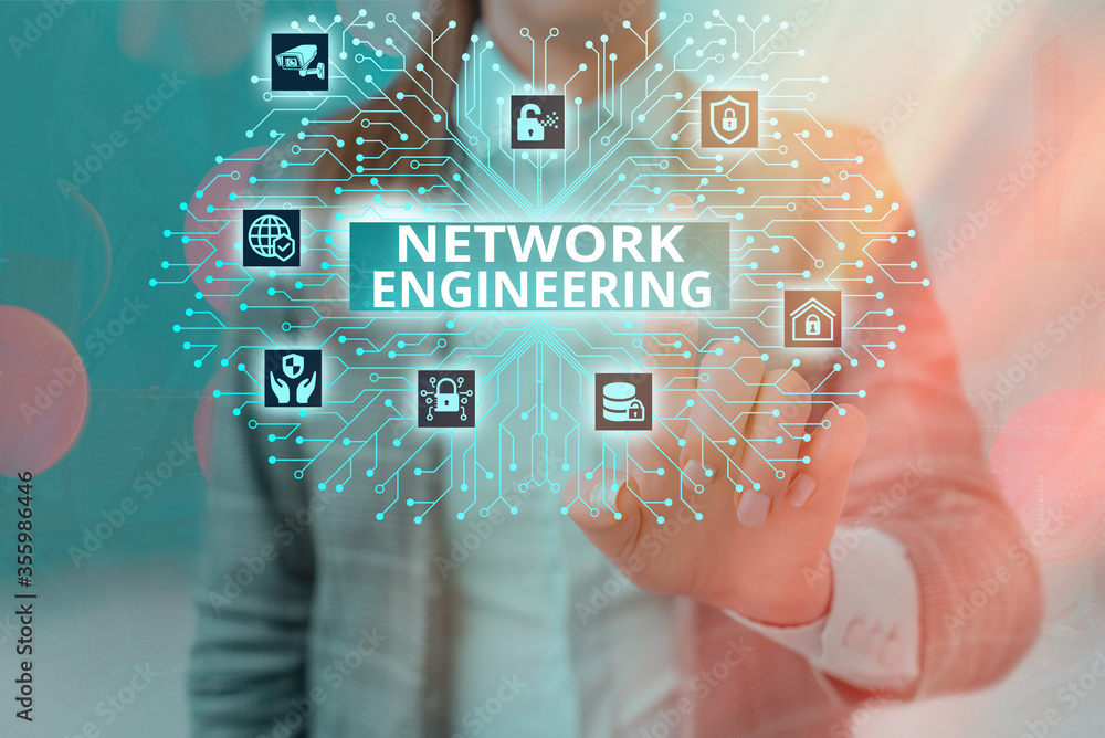 Poster handwriting text writing network engineering. conceptual photo professional who has the skills to ov