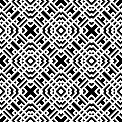 Ethnic ornament. Tribal wallpaper. Embroidery background. Ethnical folk image. Tribe motif. Ancient mosaic. Digital paper, web design, textile print, backdrop. Seamless abstract art. Vector artwork.