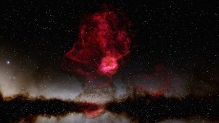 abstract background with various colors, abstract color space background for design, cosmic...