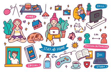 Stay home activity during corona outbreak