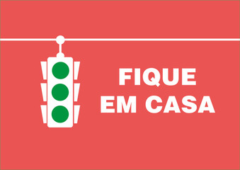 Fique em casa