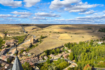 View of the Vera Cruz Church, a unique church in Segovia built by the Knights Templar to house a fragment of the True Cros - Segovia, Spain