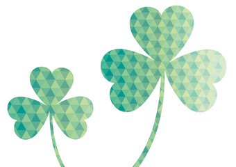 Fototapete 四つ葉のクローバーの可愛い手描き風イラスト アイコン 5色イラストセット幸運希望誠実愛情 Globeds