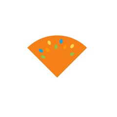 Pizza logo, icon isolated on a white background. Symbol Suitable for pizza shops, restaurant, hotels and pizza websites