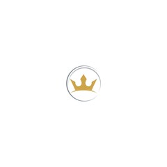 Crown concept logo icon design