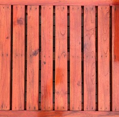 Wooden grating background with natural color grooves.