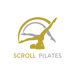 scroll pilates logo