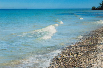 Waves on the Western Shores of Lake Michigan