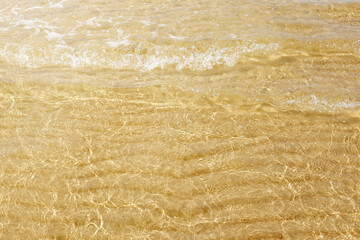 Baltic sea coast at hot summer day