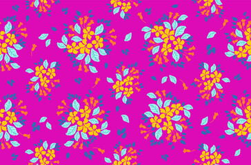 Indonesian batik motifs with very distinctive plant patterns,Vector