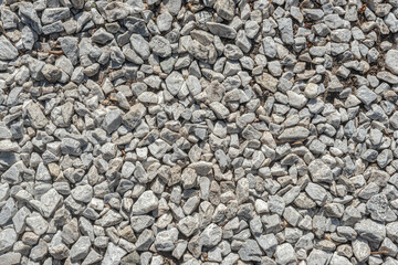Closeup of a pile of stones small size